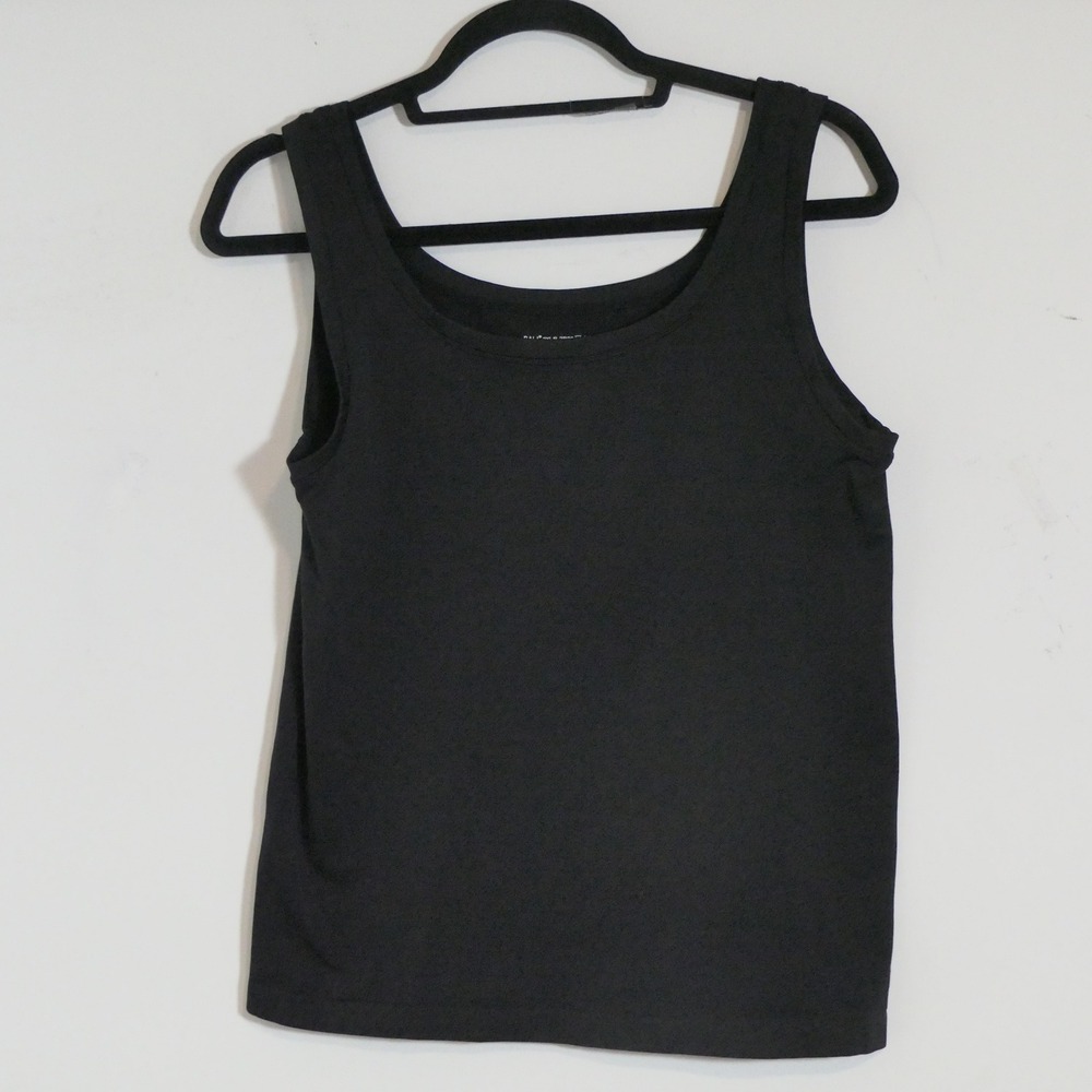 Bali Womens Tank Top 2XL Black Comfort Revolution 2B88 Minimalist Layering Solid